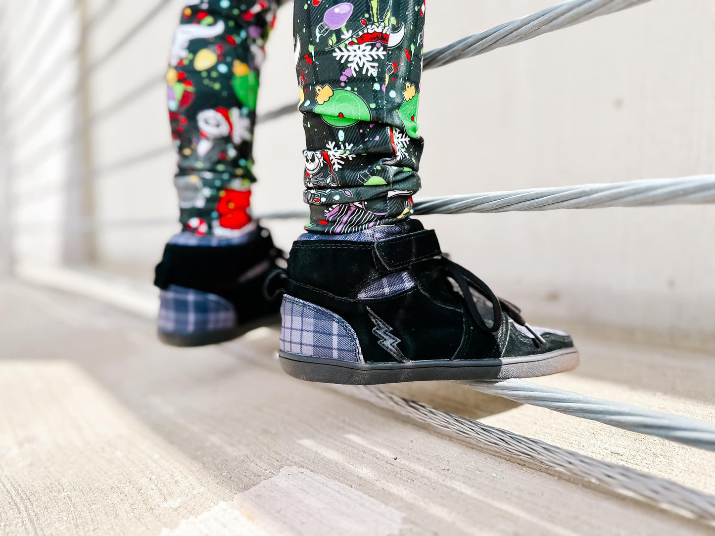 Slate Plaid Sneaker